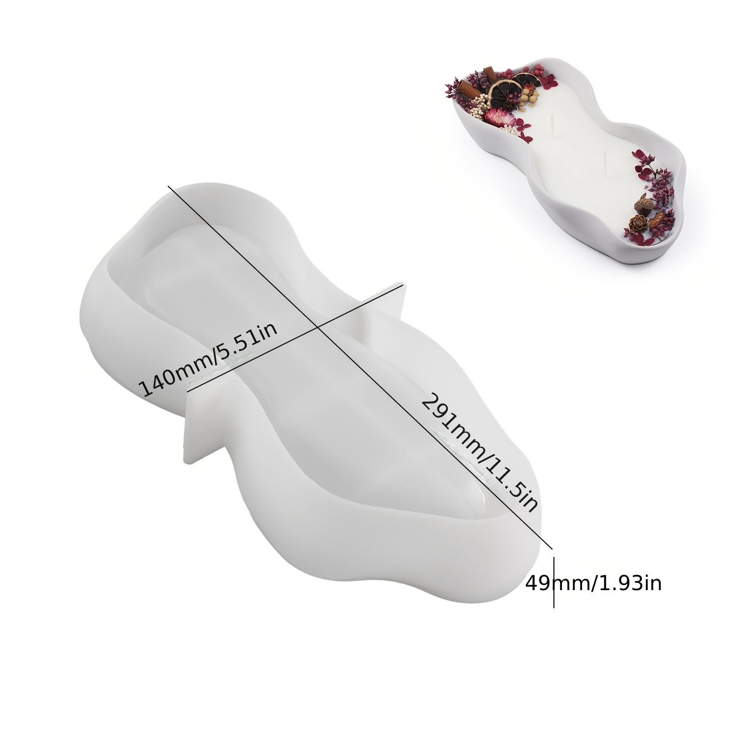1 Large Irregular Oval Silicon - Potsticker Mold ulasan dan harga