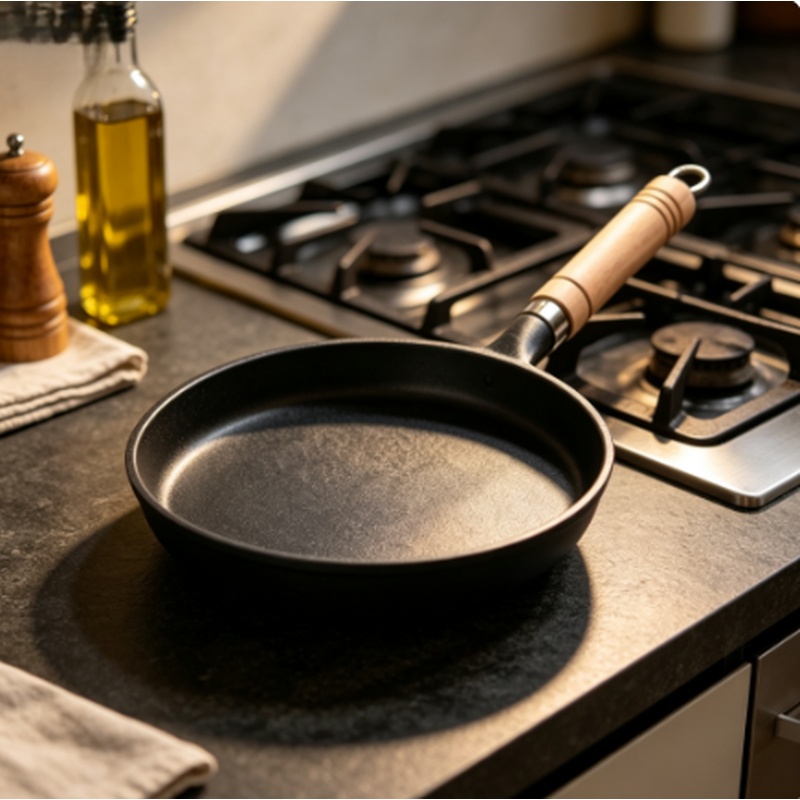 26cm Uncoated Cast Iron Skille - Cast Iron Corn ulasan dan harga