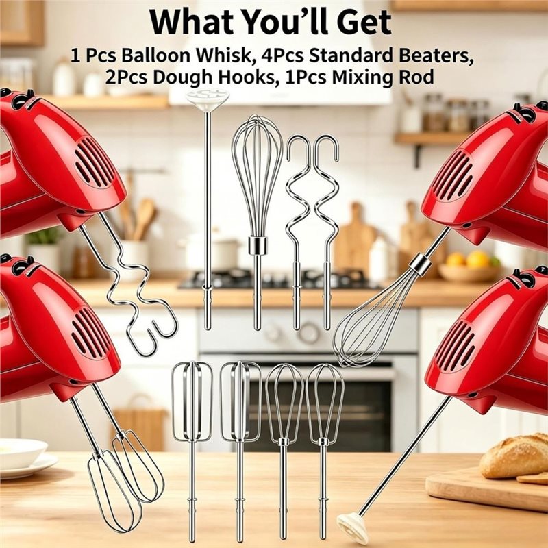 B02C-Stainless Steel For Kitch - Kitchenaid Mixer Hand Mixer ulasan dan harga