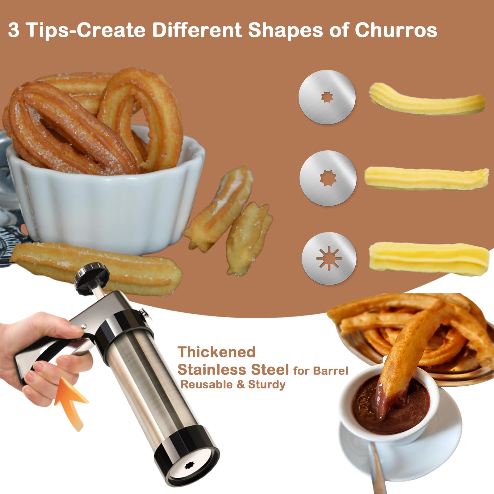 Traditional Churro Maker Machi - Churros Maker Gun ulasan dan harga