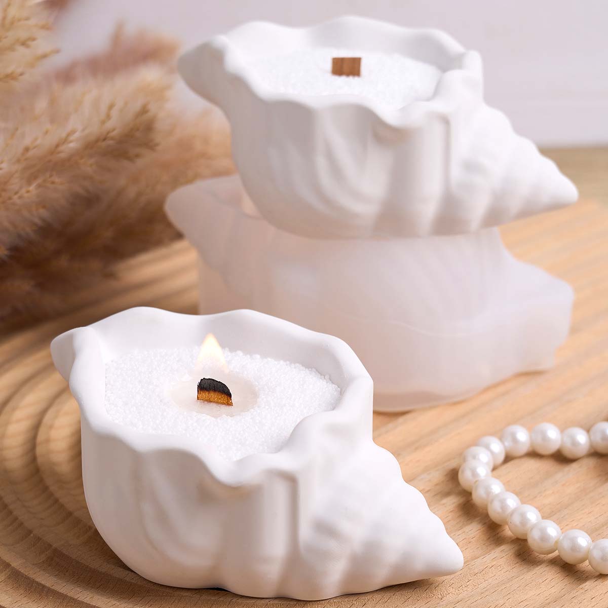 Conch Candle Jar Silicone Mold - Potsticker Mold ulasan dan harga