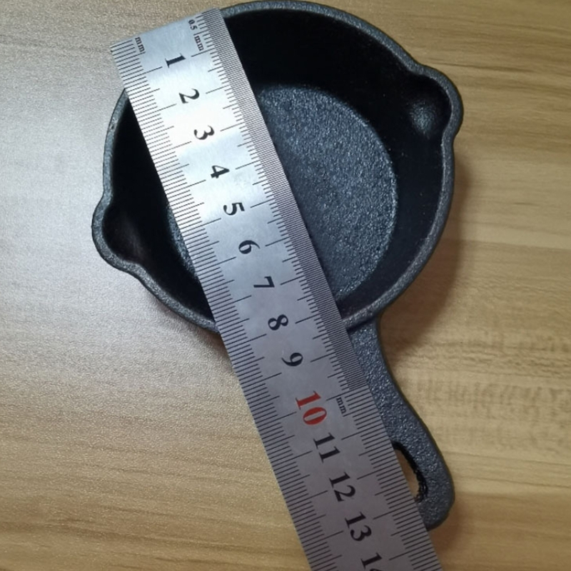 8.5cm Small Fry Pan Steak Pot  - Cast Iron Corn ulasan dan harga