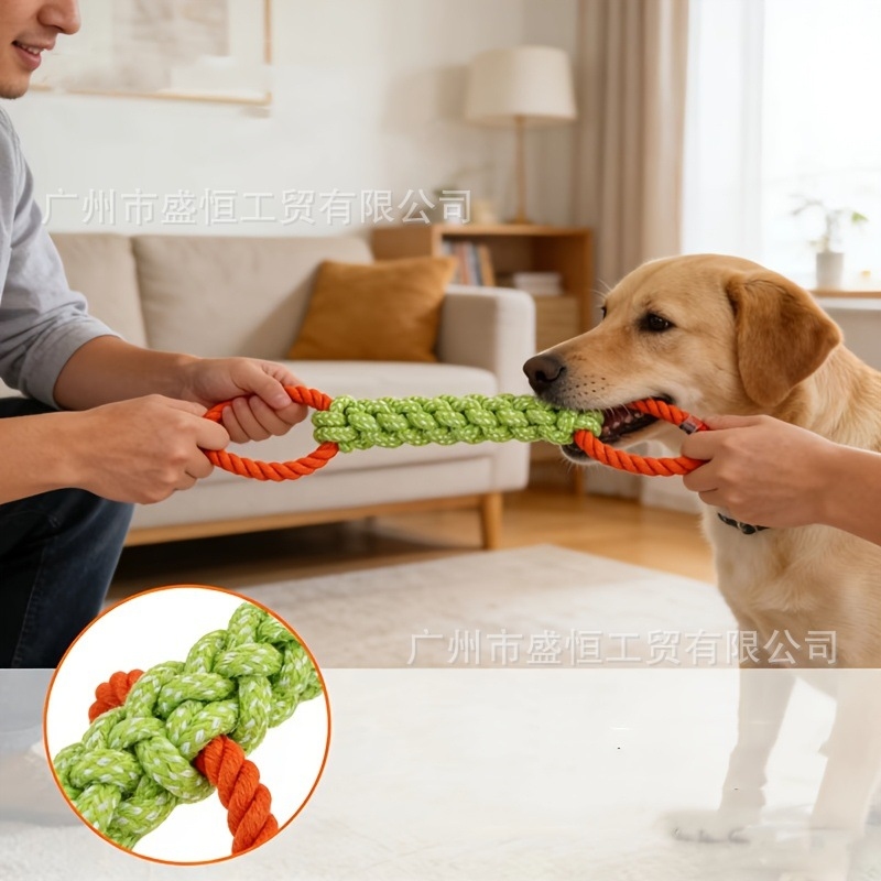 Pet toy cotton rope double-rin - Corn Dog Stick ulasan dan harga