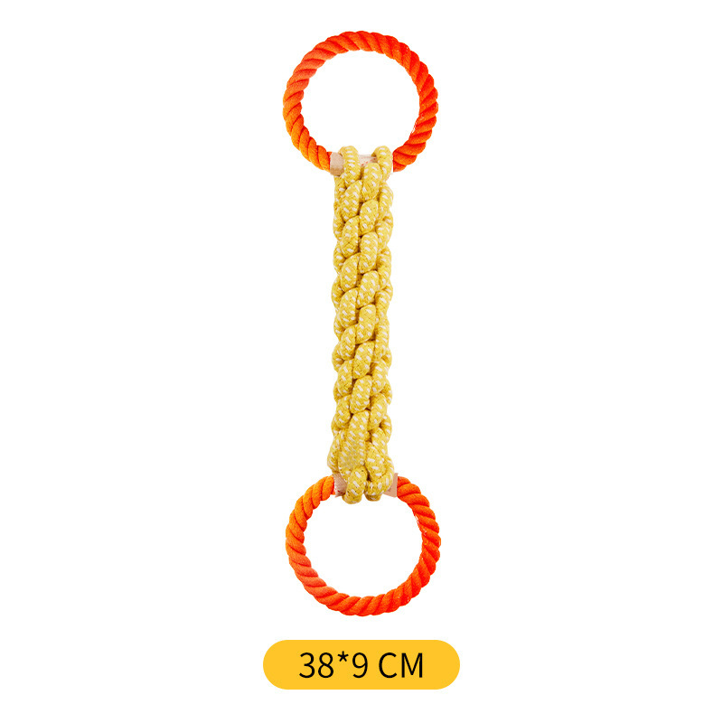 Pet toy cotton rope double-rin - Corn Dog Stick ulasan dan harga