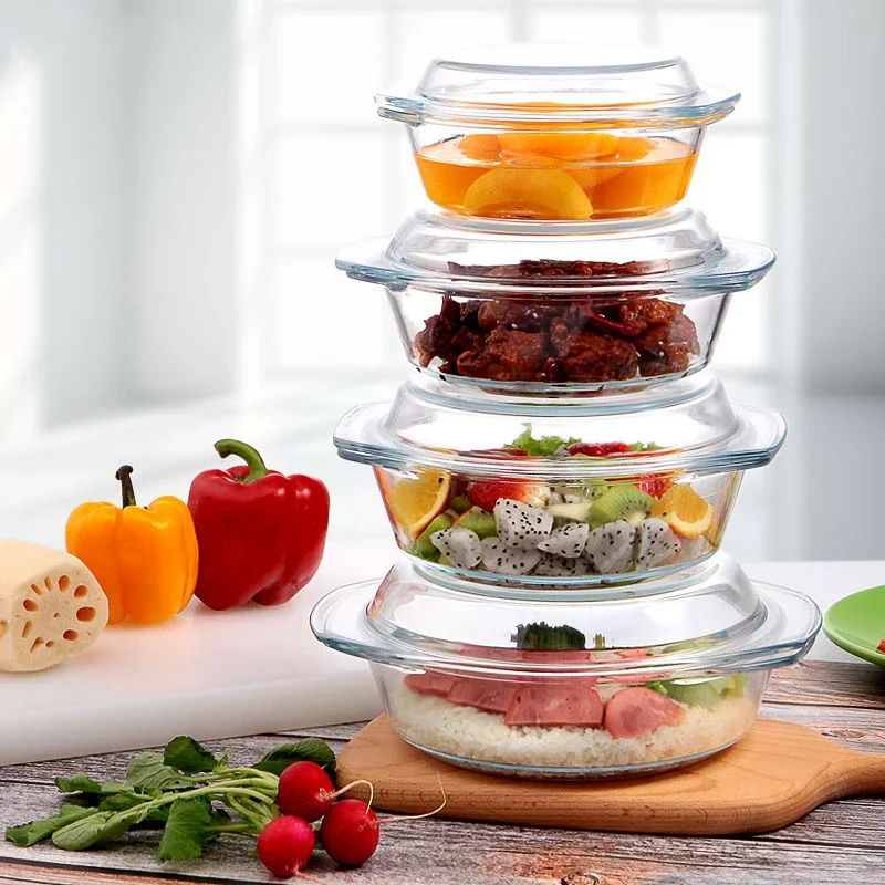 Tempered Glass Bowl with Lid H - Dim Sum Basket ulasan dan harga