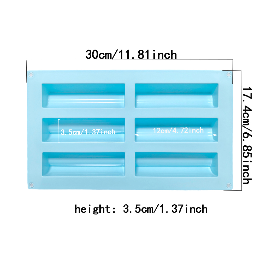 6-cavity groove tube cake tray - Donut Mold Silicone ulasan dan harga