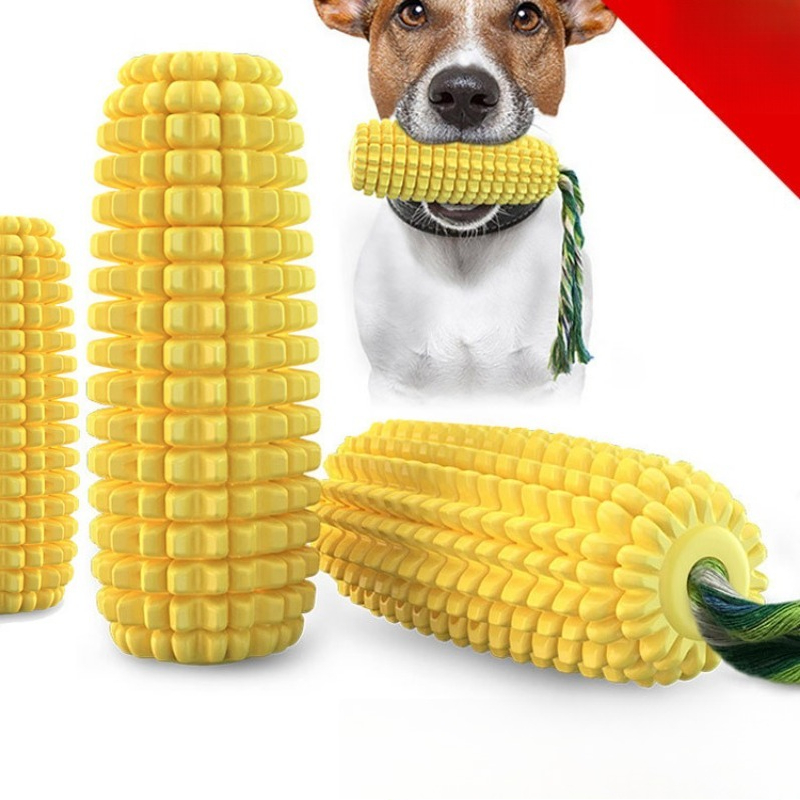Squeaky Corn Dog Toothbrush Ch - Corn Dog Stick ulasan dan harga