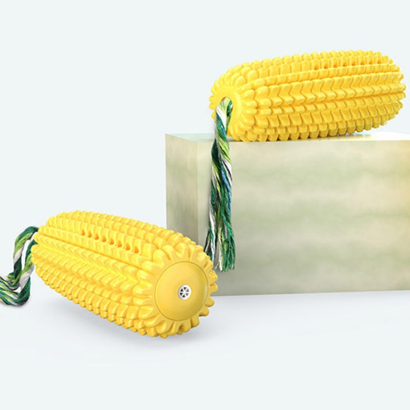 Squeaky Corn Dog Toothbrush Ch - Corn Dog Stick ulasan dan harga