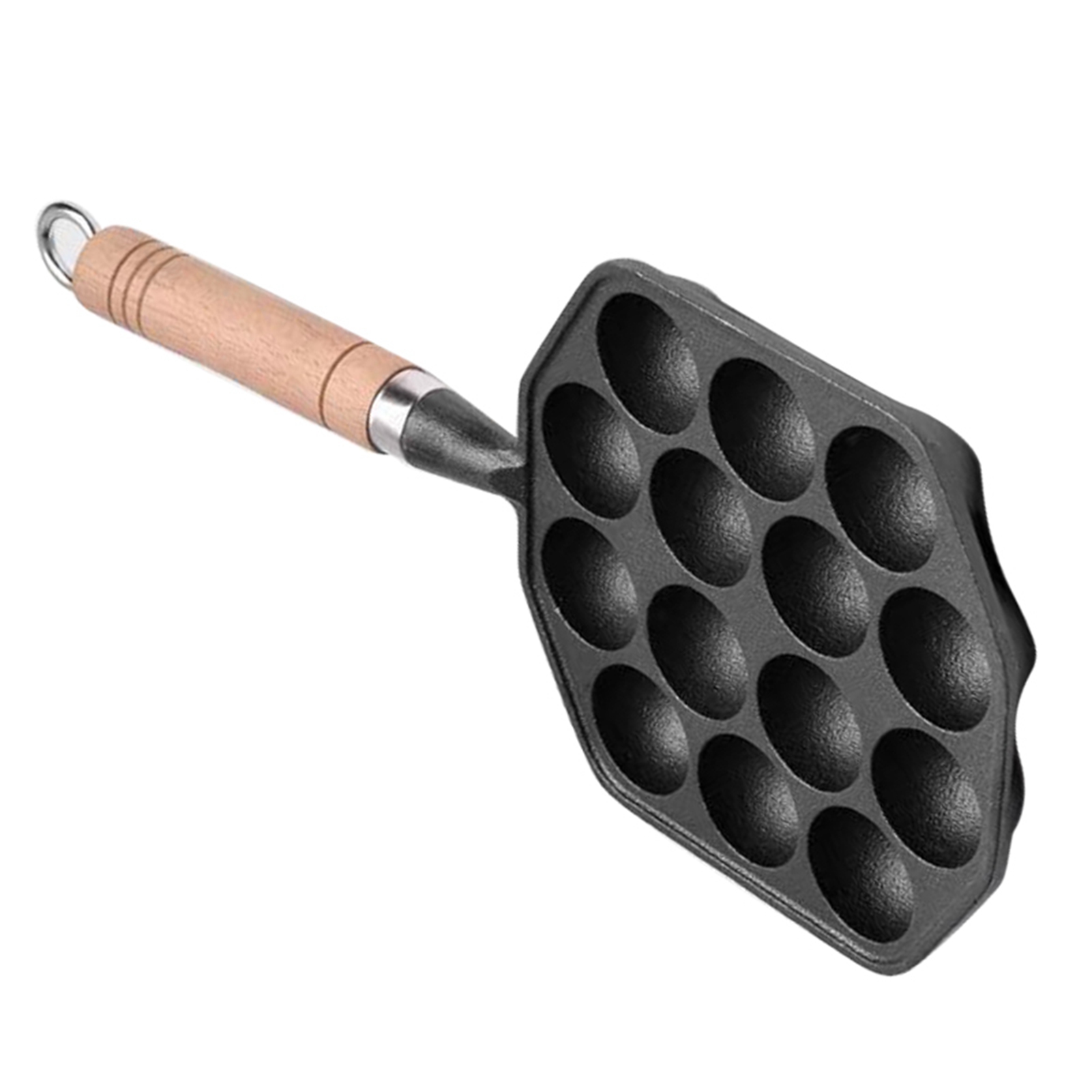 14 Holes Takoyaki Pan Nonstick - Egg Waffle Pan ulasan dan harga