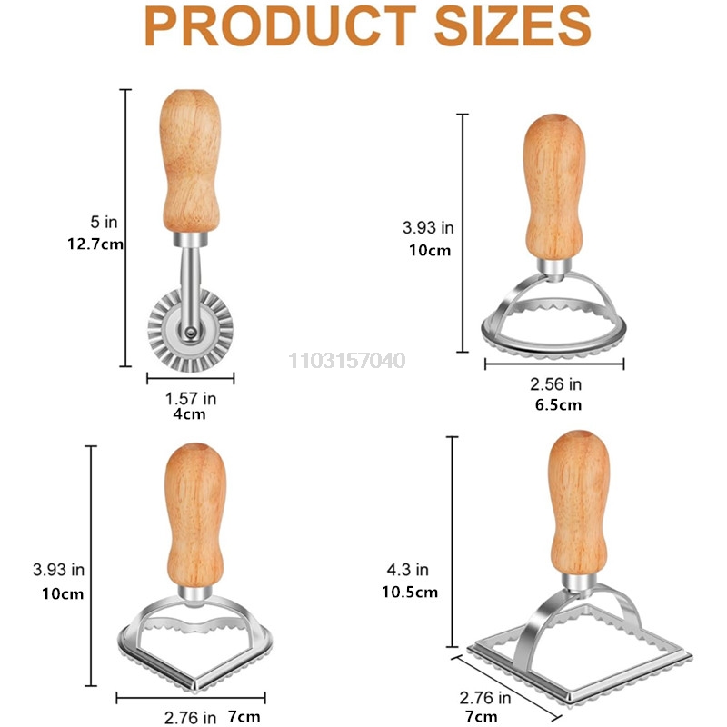 3/4Pcs Manual Pasta Molds Set  - Dumpling Press Set ulasan dan harga