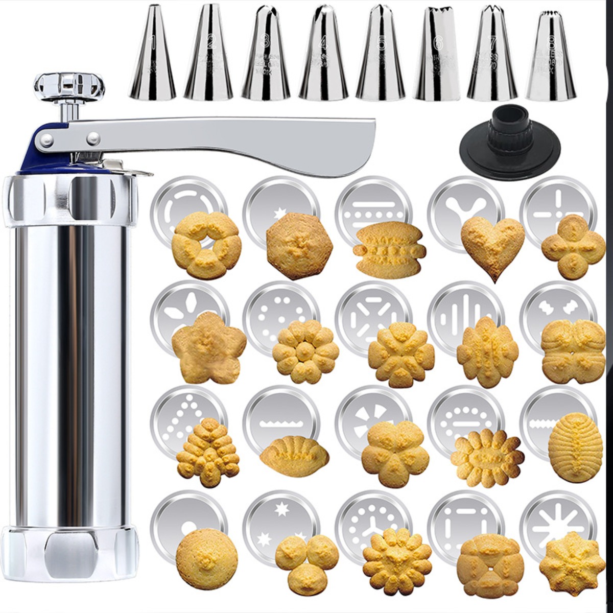 Stainless Steel Cookie Press K - Churros Maker Gun ulasan dan harga