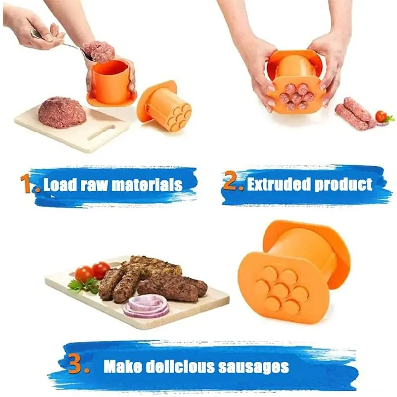 One Press Cevapcici Maker Kitc - Hot Dog Press ulasan dan harga