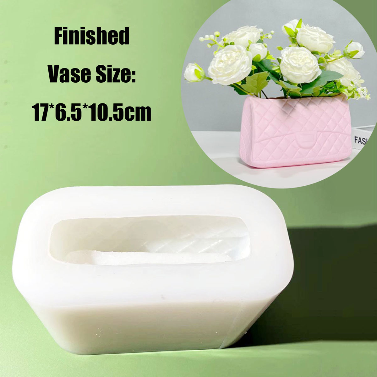 Luxury Handbag Vase Silicone M - Potsticker Mold ulasan dan harga