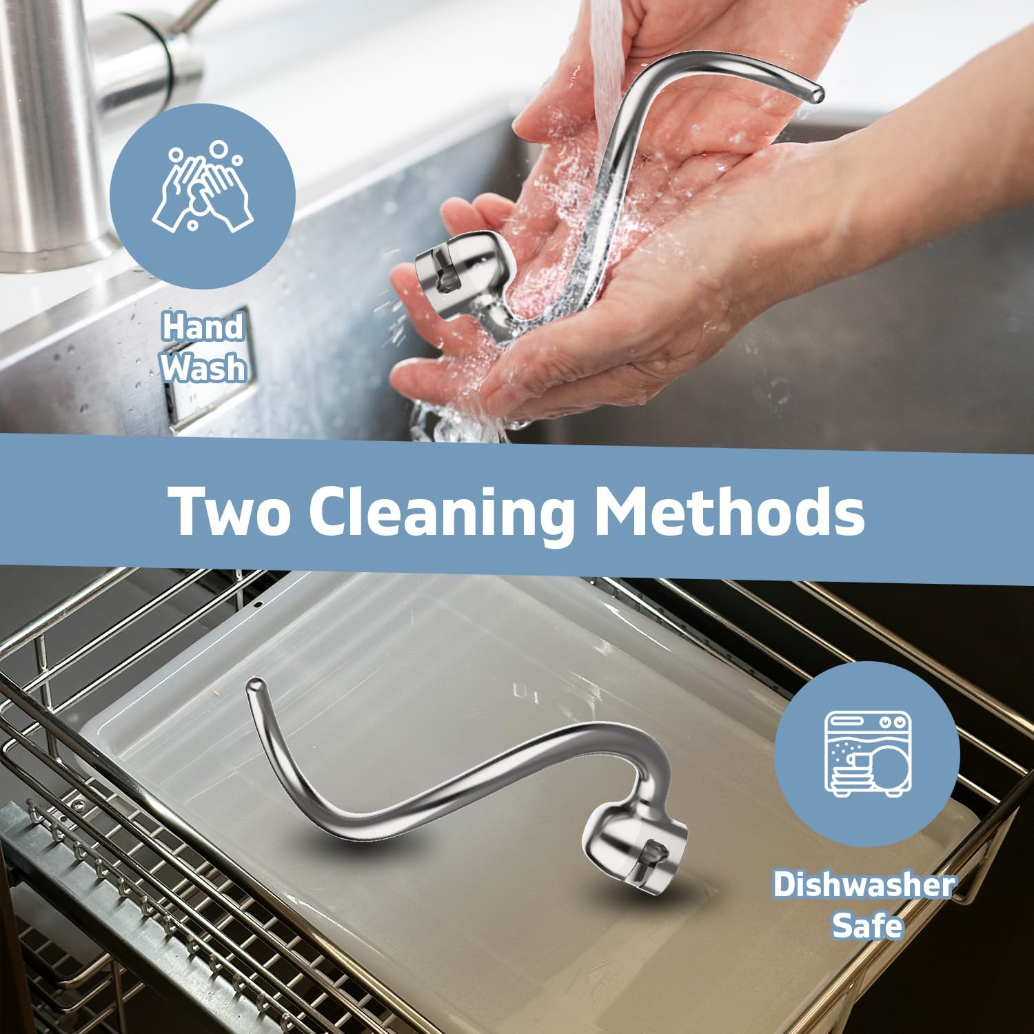 Stainless Steel Dough Hook for - Kitchenaid Mixer Pro 600 ulasan dan harga