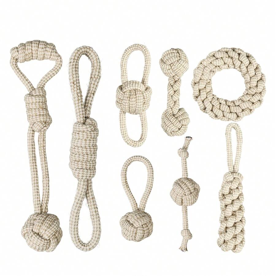 Natural Rope Dog Chew Toy - Su - Corn Dog Stick ulasan dan harga