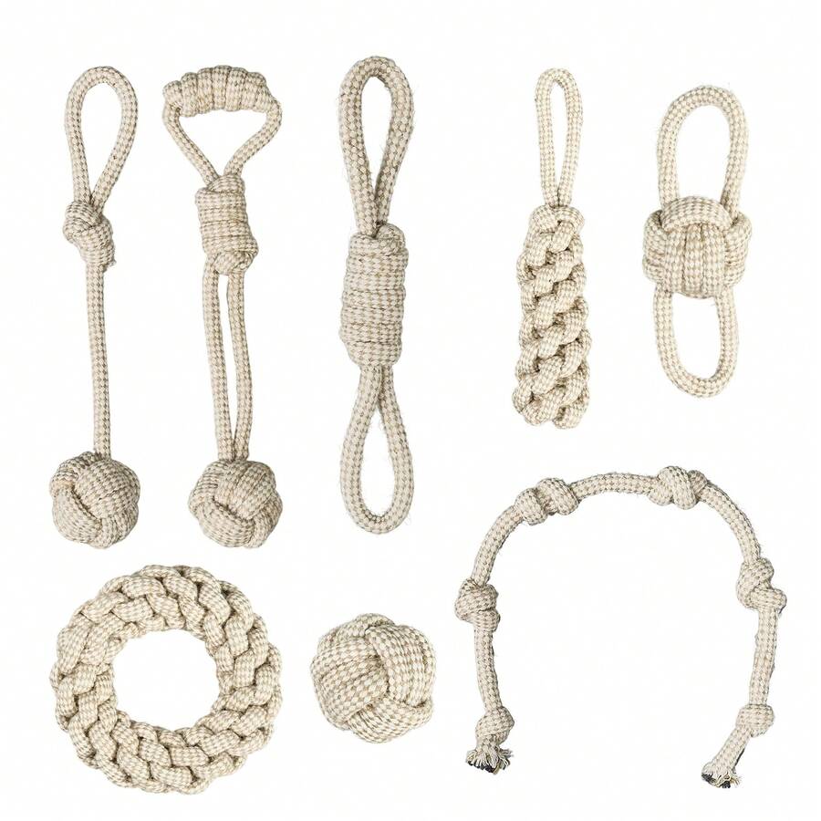 Natural Rope Dog Chew Toy - Su - Corn Dog Stick ulasan dan harga