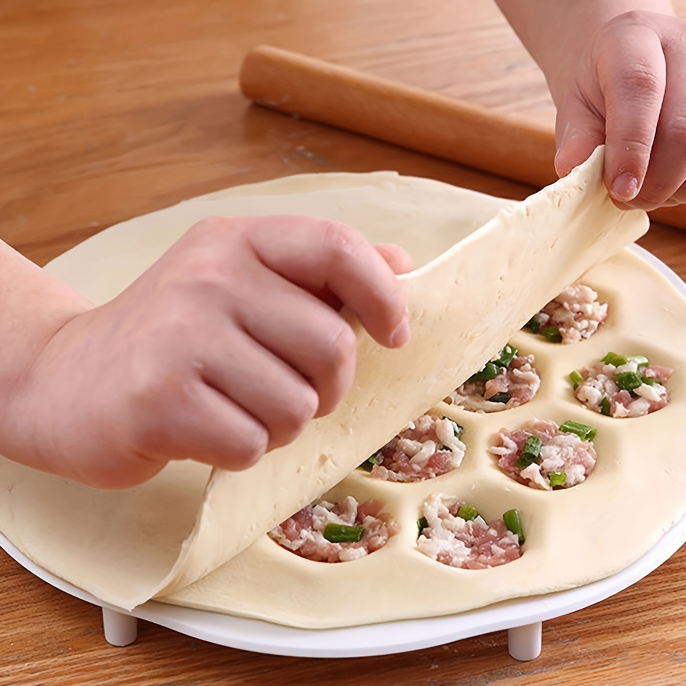 1pc- Simple Chinese Dumplings  - Dumpling Press Set ulasan dan harga