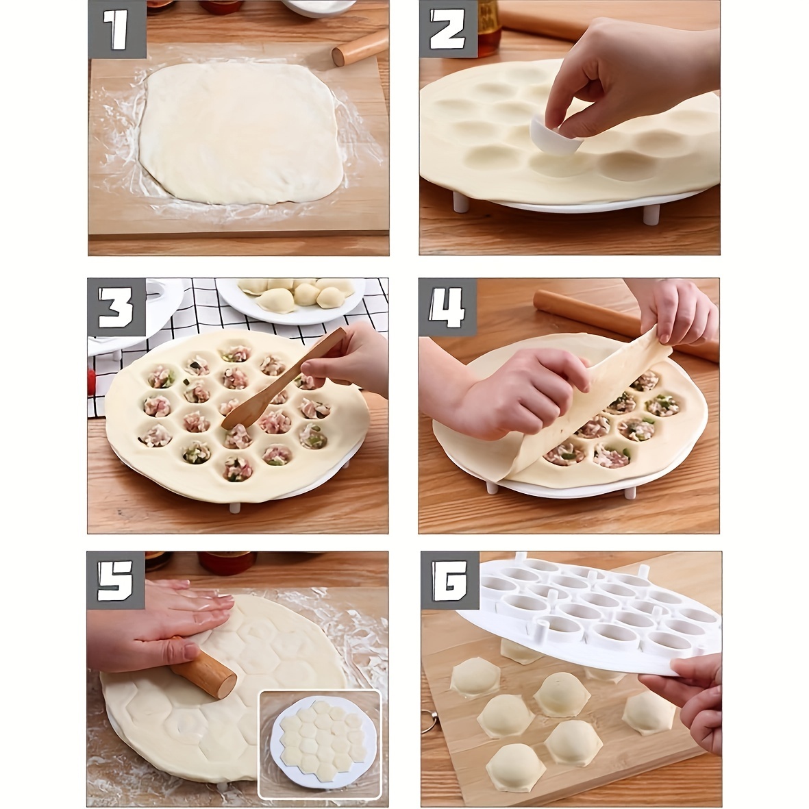 1pc- Simple Chinese Dumplings  - Dumpling Press Set ulasan dan harga