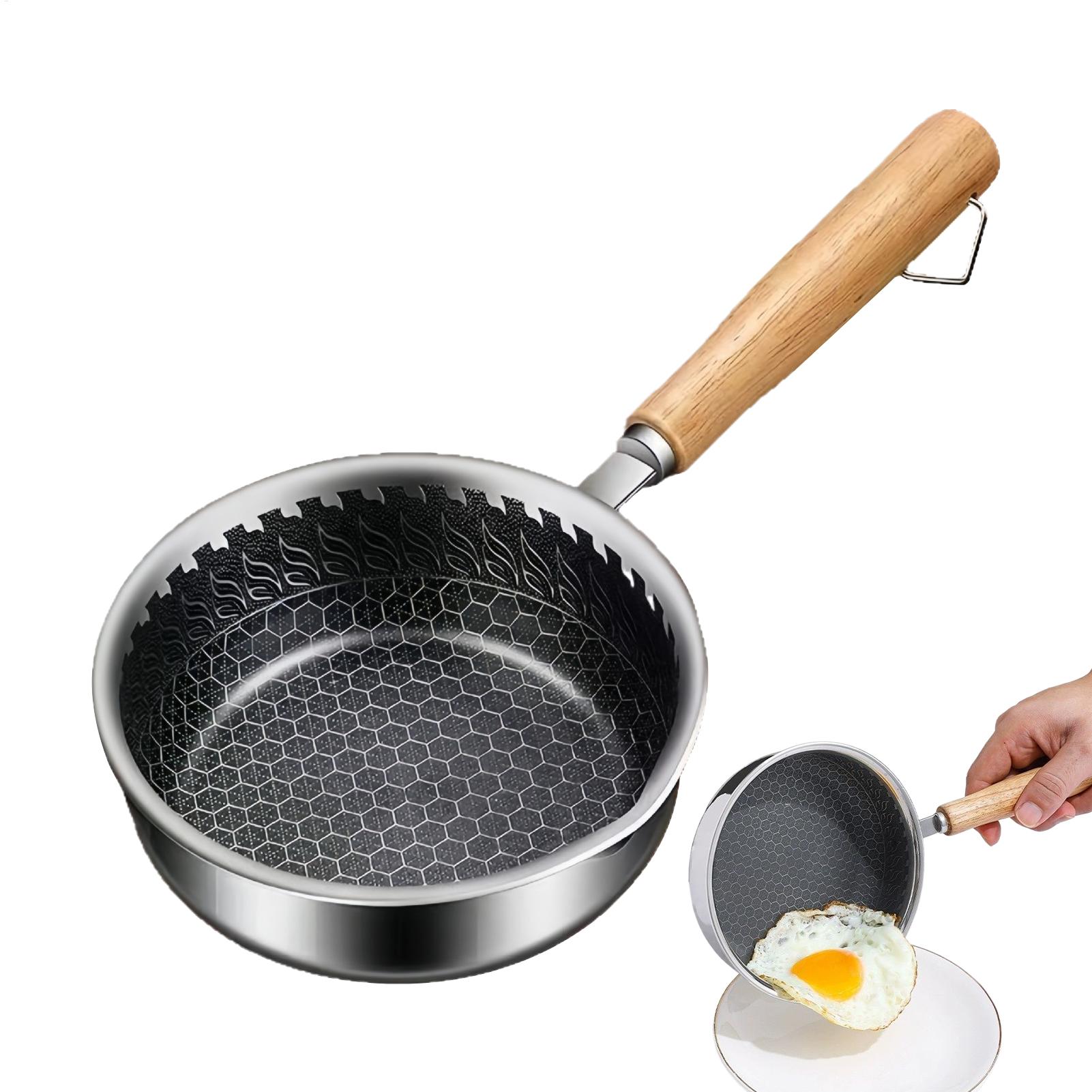 Nonstick Mini Frying Pan Woode - Egg Waffle Pan ulasan dan harga