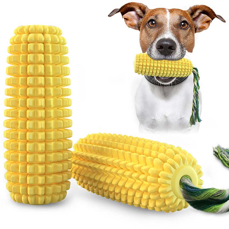 Corn Shape Squeaky Dog Toy Dur - Corn Dog Stick ulasan dan harga