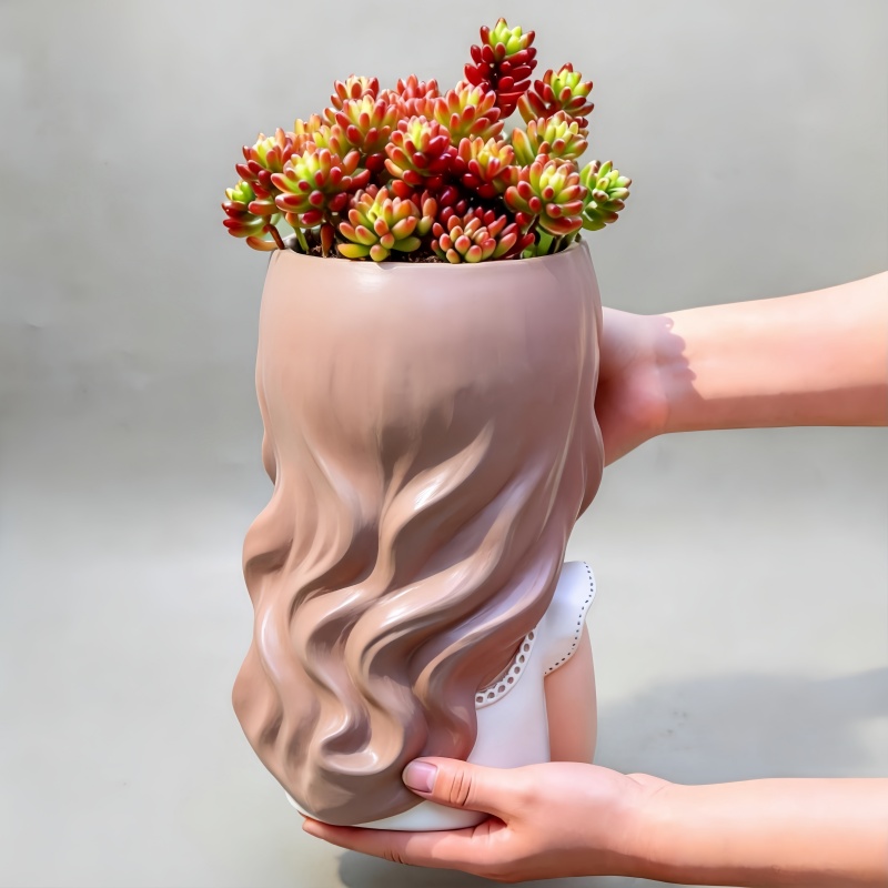 Large Fairy Girl Flower Pot Si - Potsticker Mold ulasan dan harga