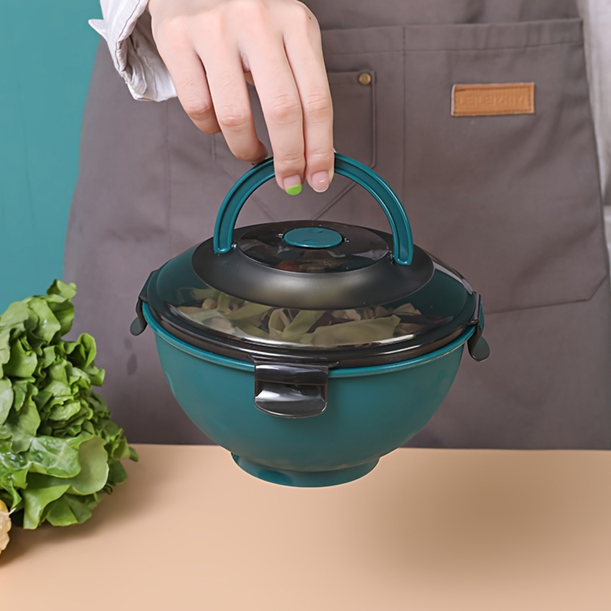 Portable Salad Noodle Soup Bow - Dim Sum Basket ulasan dan harga