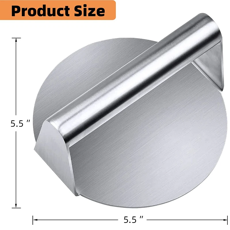 304 Stainless Steel Burger Pre - Hot Dog Press ulasan dan harga