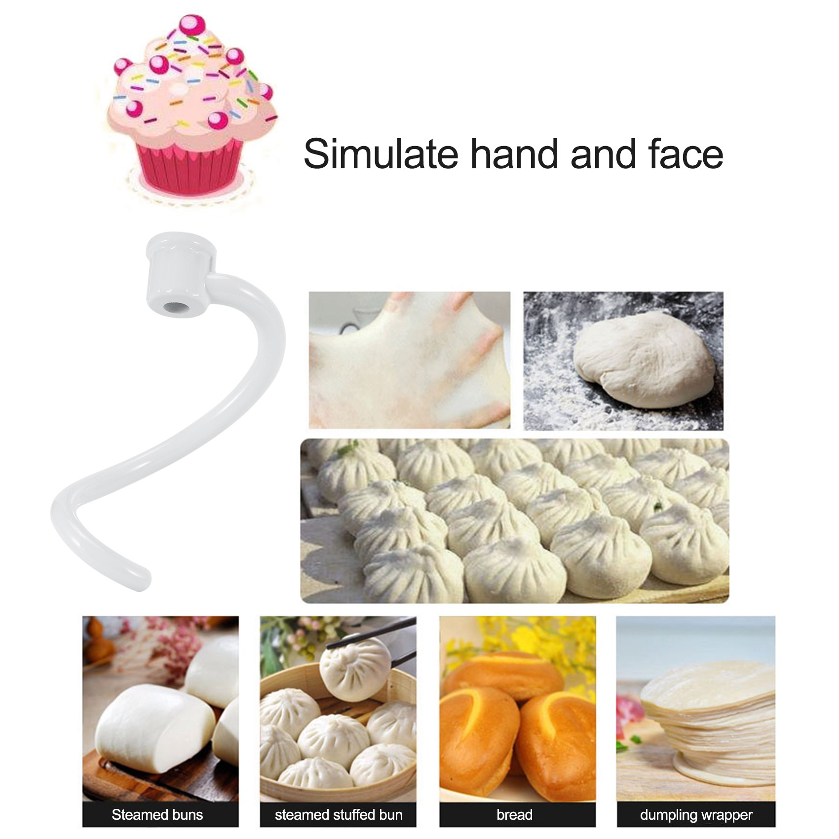 ABLD Spiral Dough Hook Replace - Kitchenaid Mixer Pro 600 ulasan dan harga