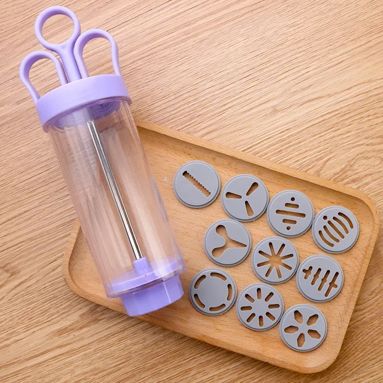 DIY Manual Cookie Press Maker  - Churros Maker Gun ulasan dan harga