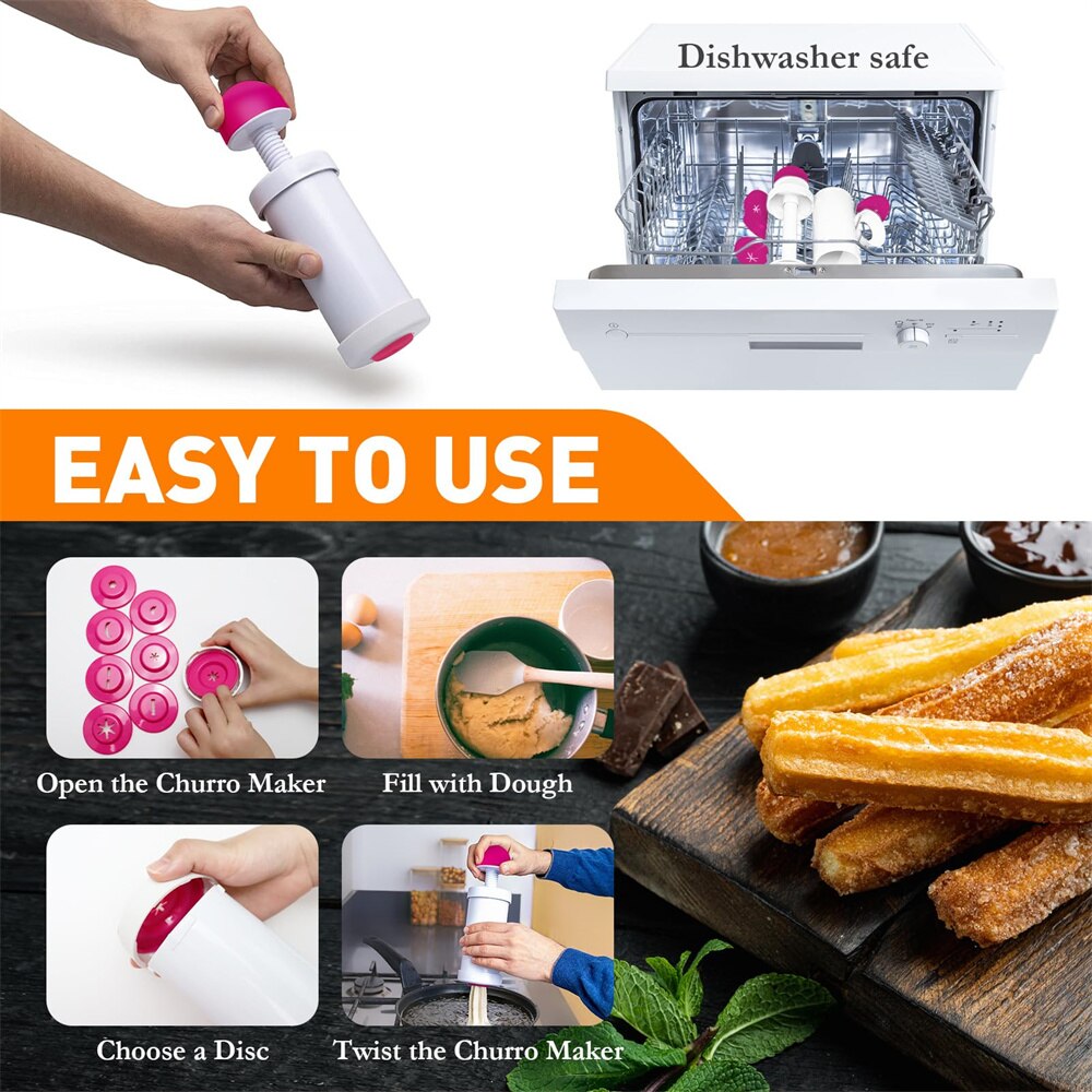 Plastic Churro Maker Kit Porta - Churros Maker Gun ulasan dan harga