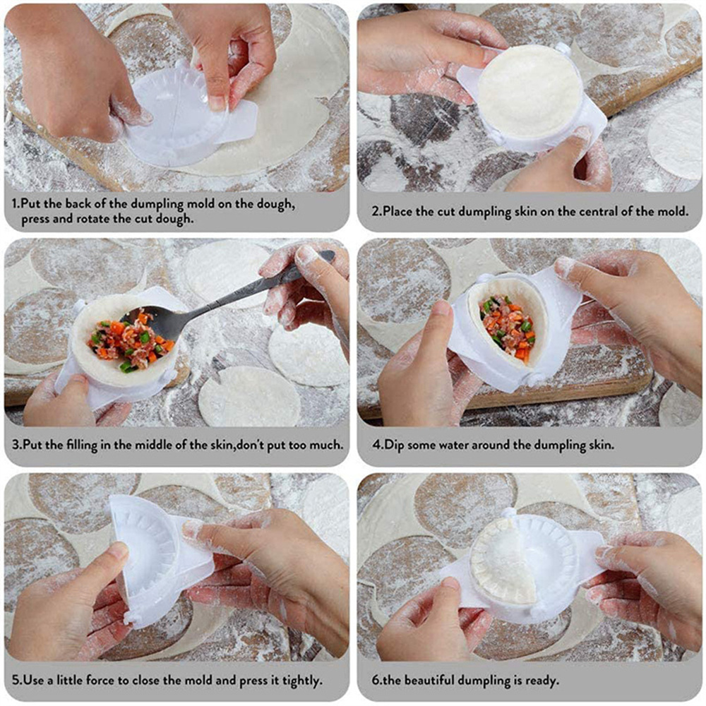 4 Size Dumpling Mold DIY Press - Dumpling Press Set ulasan dan harga