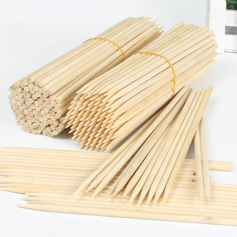 20/30/40cm x 5mm Bamboo Wooden - Corn Dog Stick ulasan dan harga