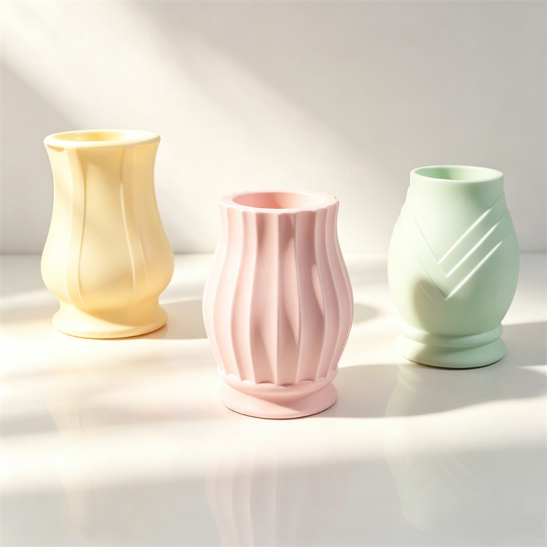 Embossed Pattern Curved Vase S - Potsticker Mold ulasan dan harga