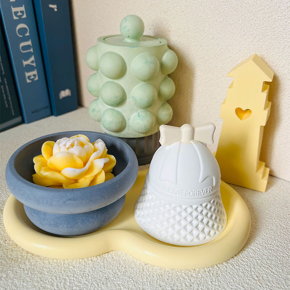 Bubble Jar Candle Vessel Concr - Donut Mold Silicone ulasan dan harga
