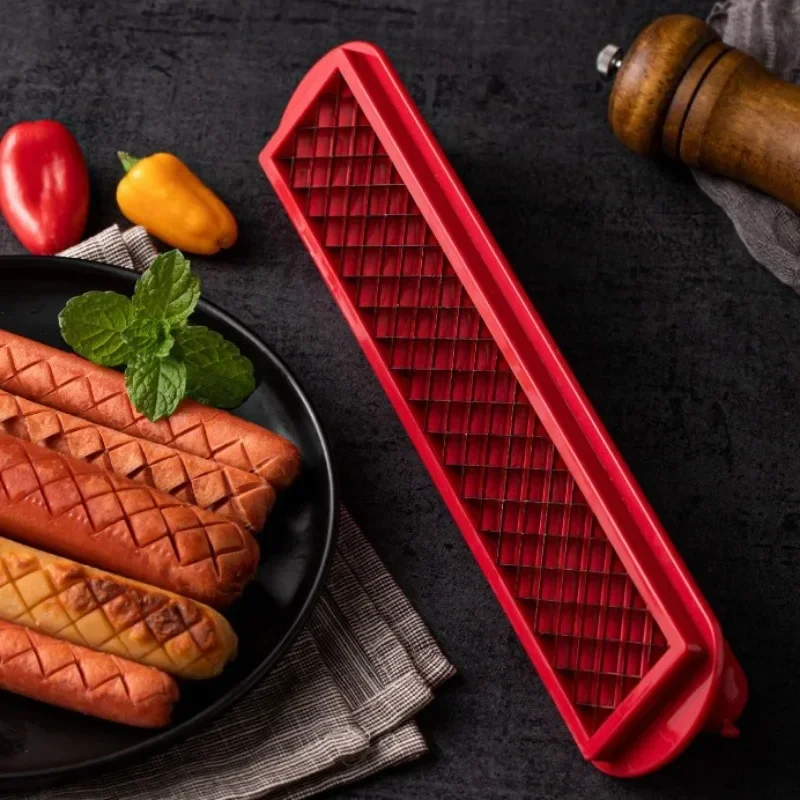 Hot Dog Slicer Criss Cross Dur - Hot Dog Press ulasan dan harga