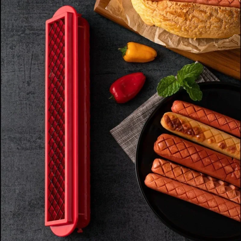 Hot Dog Slicer Criss Cross Dur - Hot Dog Press ulasan dan harga