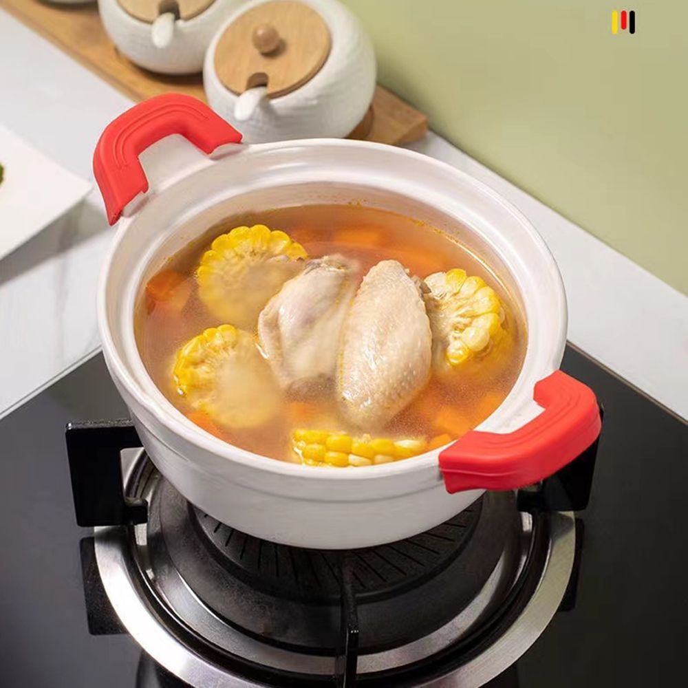 2PCS Silicone Anti-Scald Pot H - Cast Iron Corn ulasan dan harga
