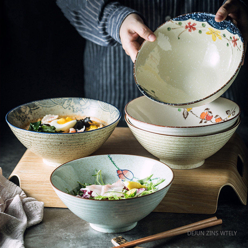 8-inch Ceramic Noodle Bowl Jap - Dim Sum Basket ulasan dan harga