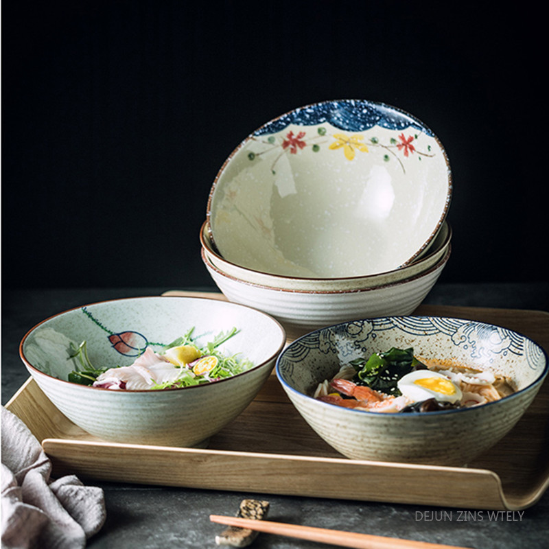 8-inch Ceramic Noodle Bowl Jap - Dim Sum Basket ulasan dan harga