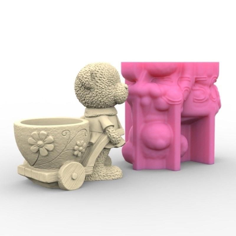 Lovely Bear Gypsum Silicone Mo - Potsticker Mold ulasan dan harga