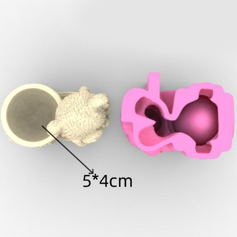 Lovely Bear Gypsum Silicone Mo - Potsticker Mold ulasan dan harga