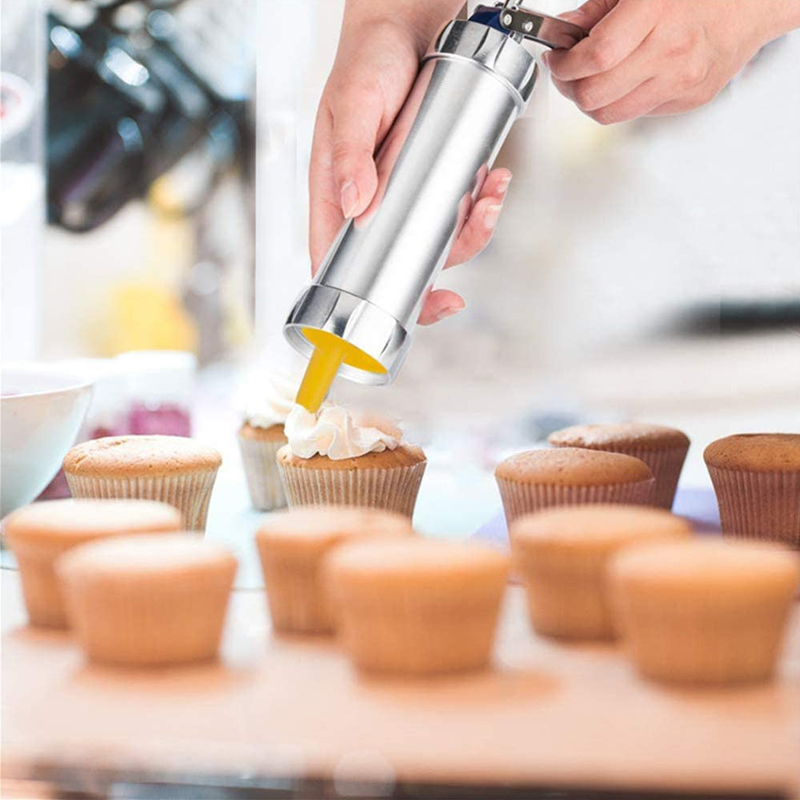 Cookie Press Gun and Icing Set - Churros Maker Gun ulasan dan harga