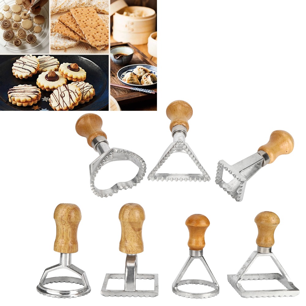 7PCS Individual Upright Raviol - Dumpling Press Set ulasan dan harga