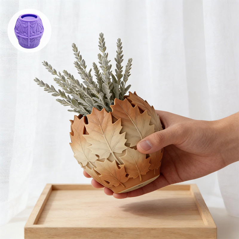 Leaves-shaped silicone art mol - Potsticker Mold ulasan dan harga