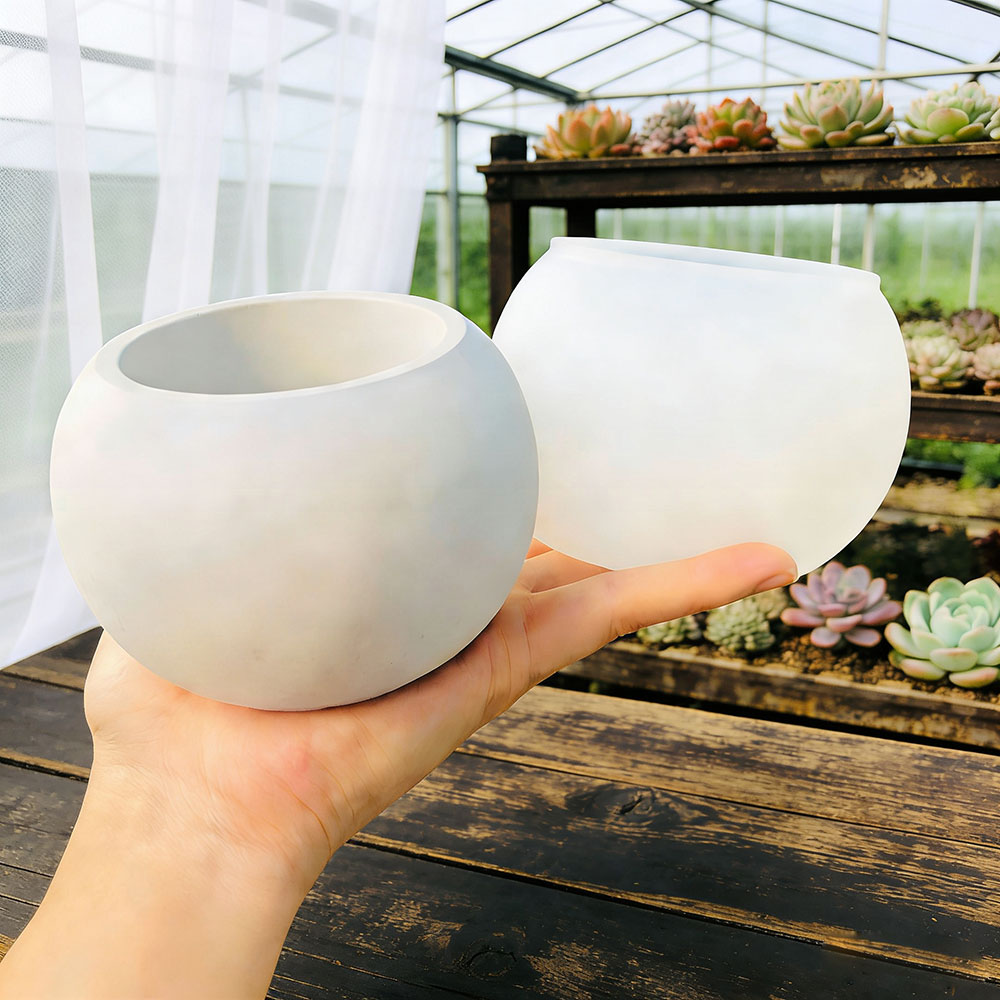 Spherical Flowerpot Silicone M - Potsticker Mold ulasan dan harga