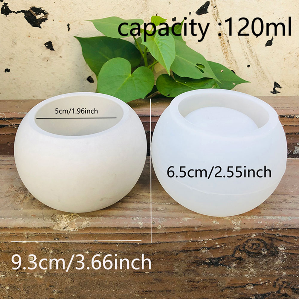 Spherical Flowerpot Silicone M - Potsticker Mold ulasan dan harga