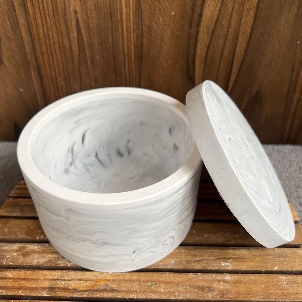 Round Cement Candle Canister S - Potsticker Mold ulasan dan harga