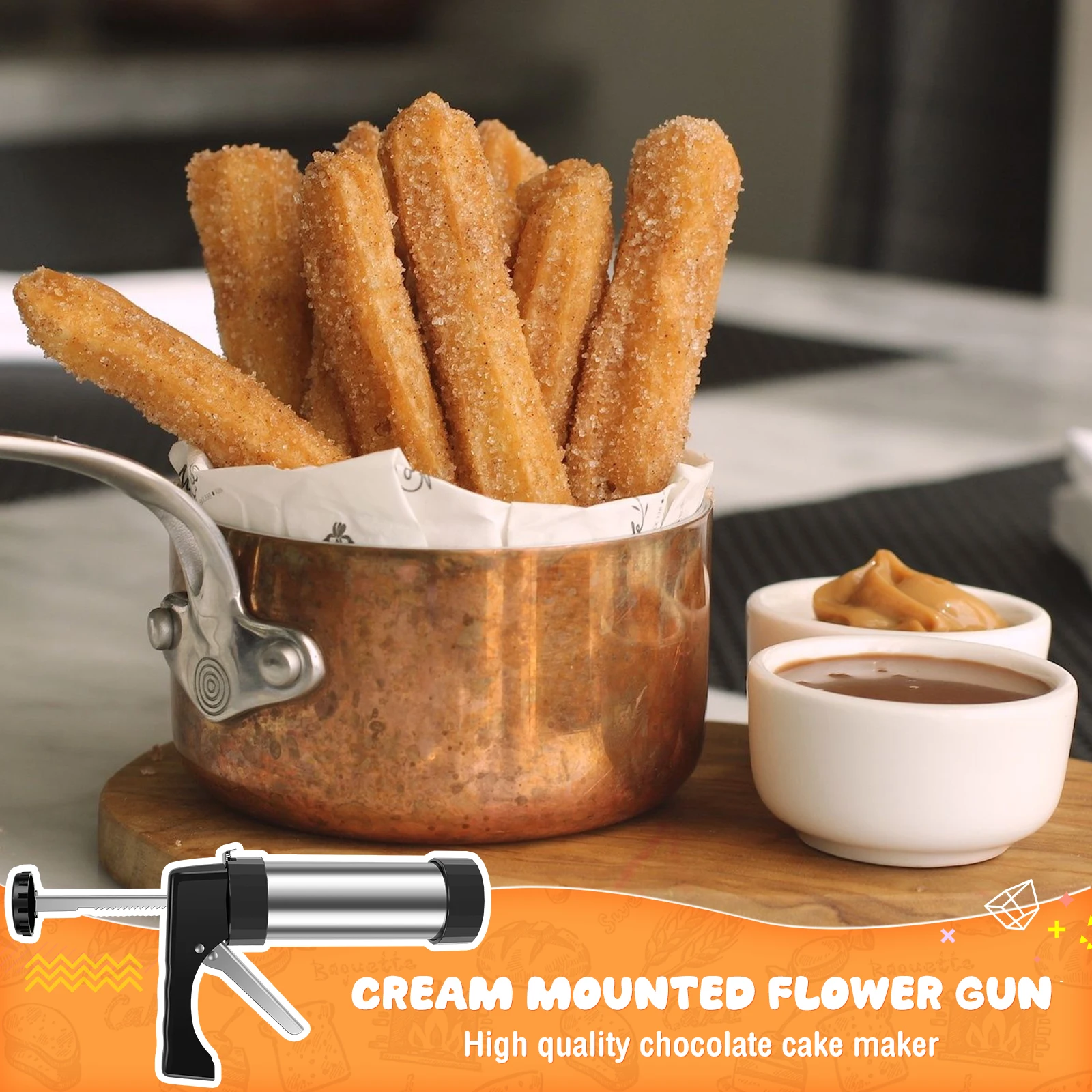 Churro Maker Machine Stainless - Churros Maker Gun ulasan dan harga