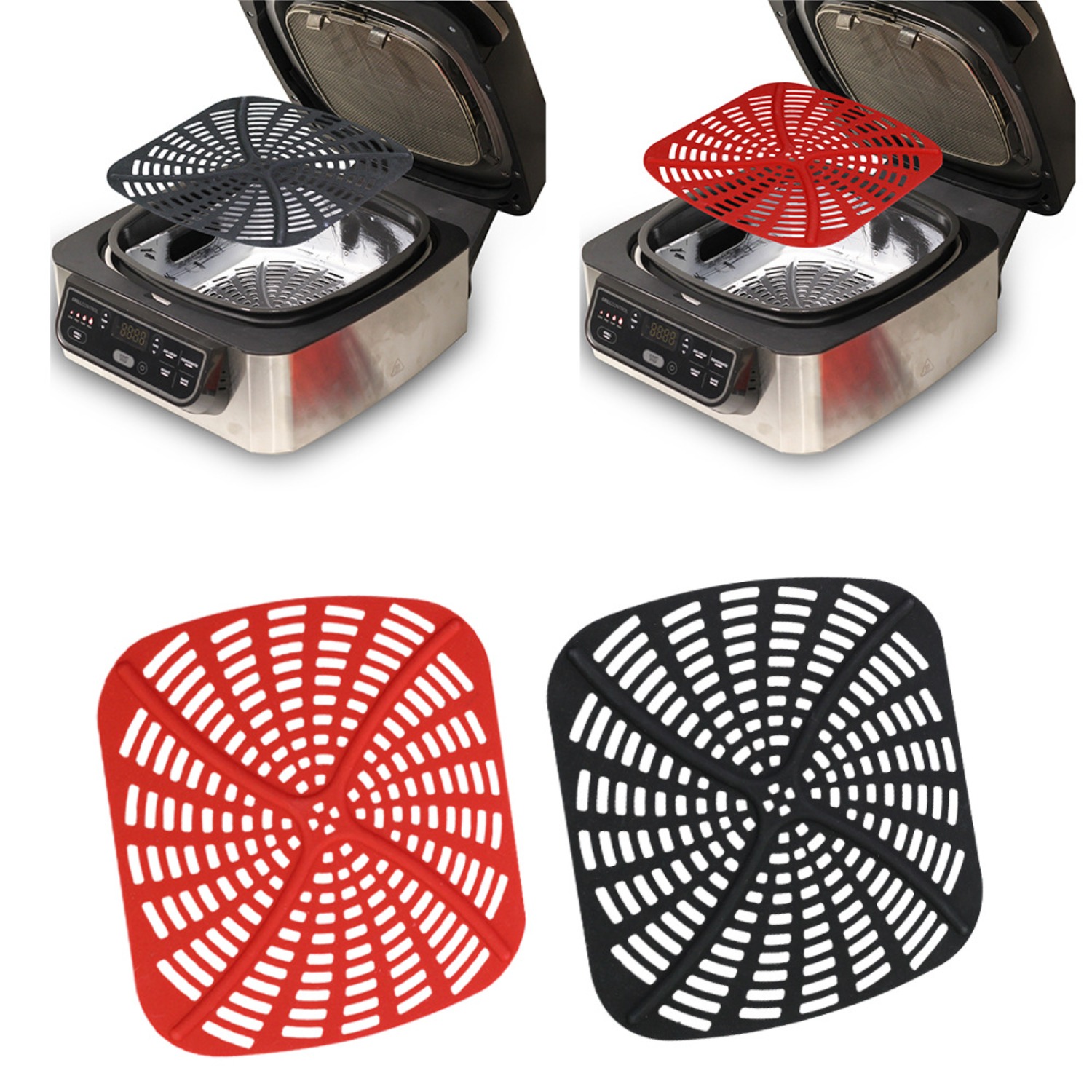 2 PC Reusable Silicone Liner S - Ninja Air Fryer Af300 ulasan dan harga