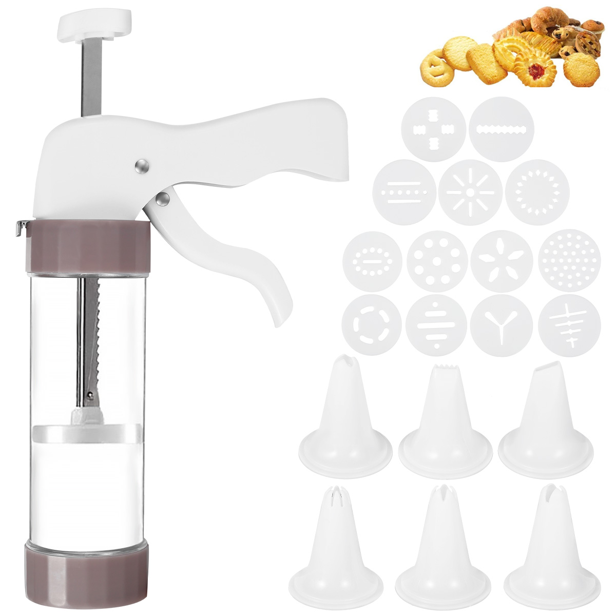 Cookie Press Set Cookie Press  - Churros Maker Gun ulasan dan harga